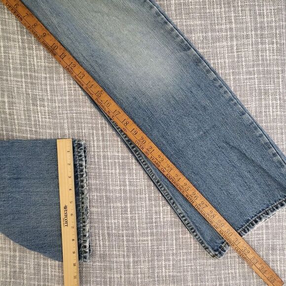Levi’s 527 Jeans Relaxed Low Rise Boot Cotton Well Faded 2009 Tag 34x32 SEE DESC - Picture 7 of 15